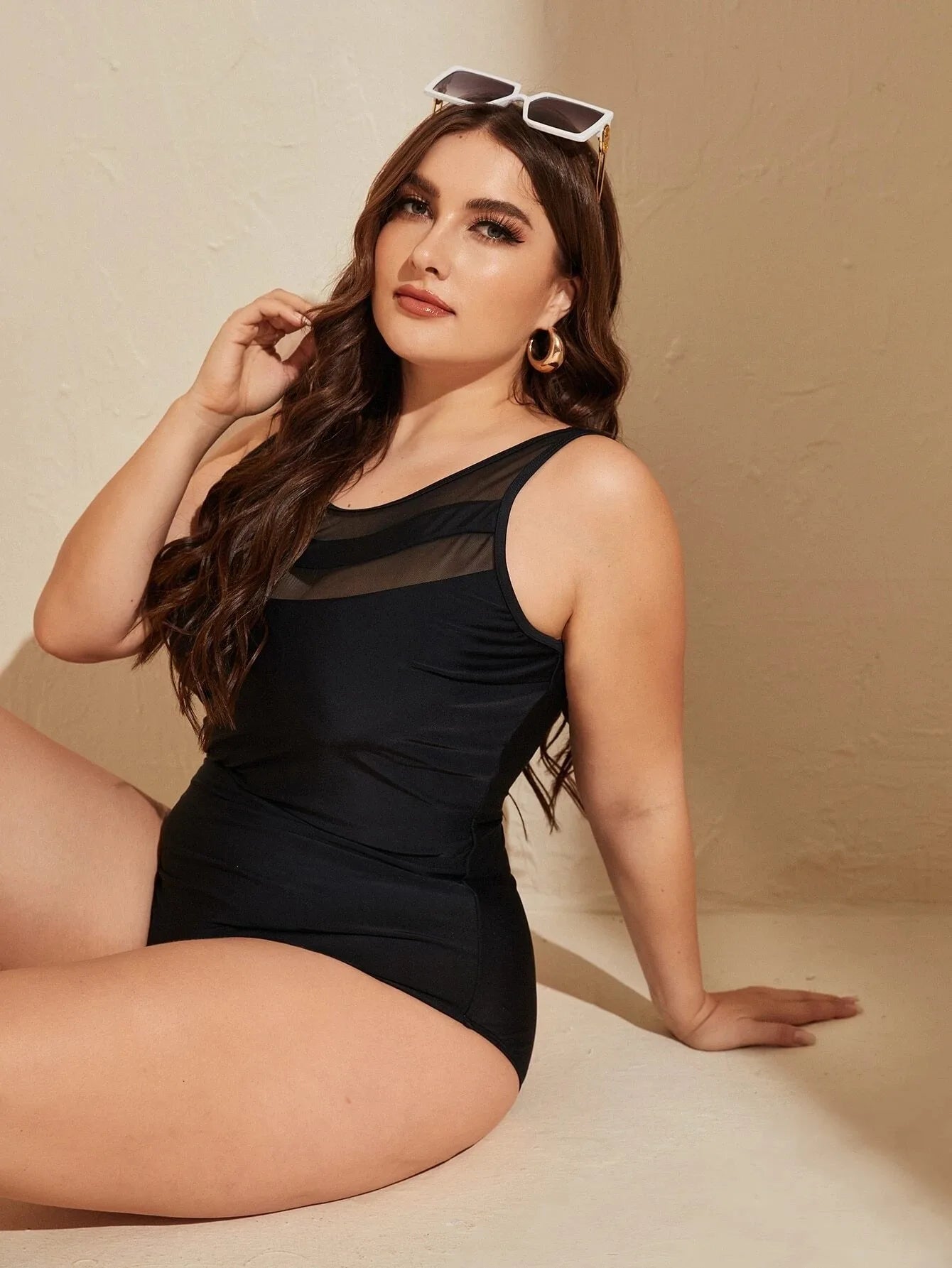 Maillot de bain 1 pièce grande taille femme | modèle #AZMA