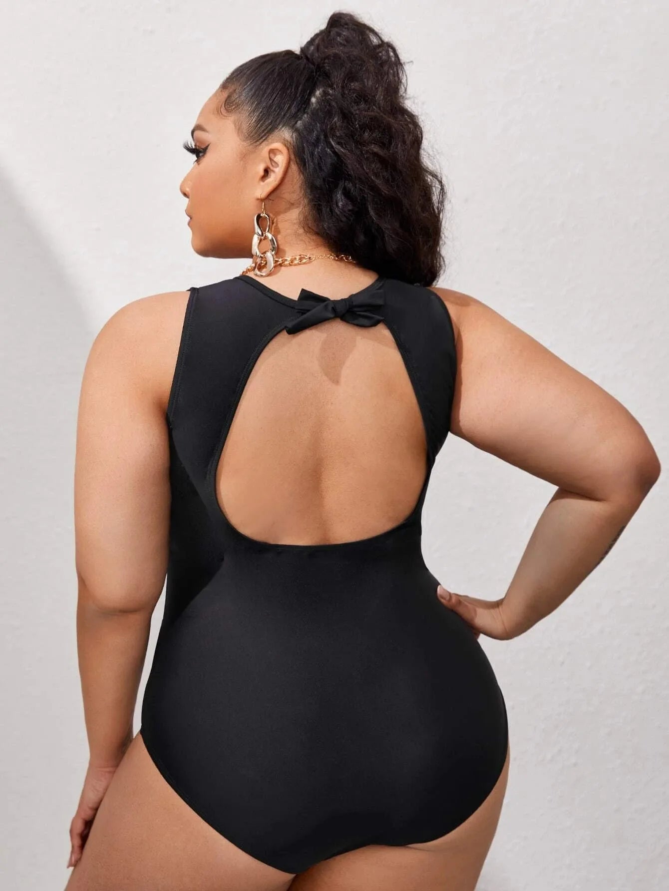 Maillot de bain 1 pièce grande taille femme | modèle #AZMA