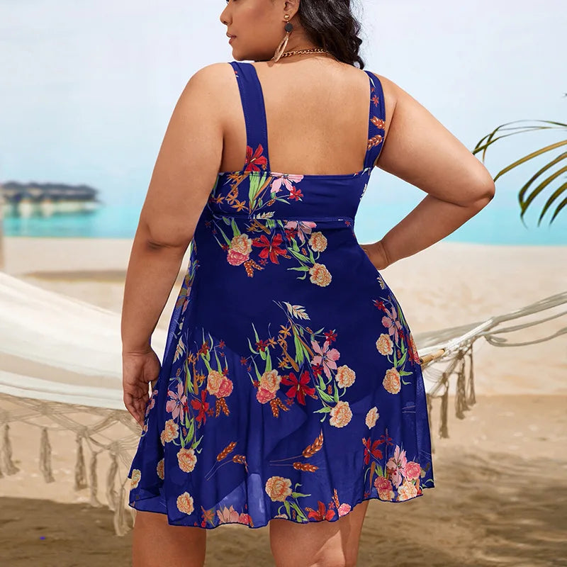 Maillot de bain grande taille | modèle #ELEGANT PRINT