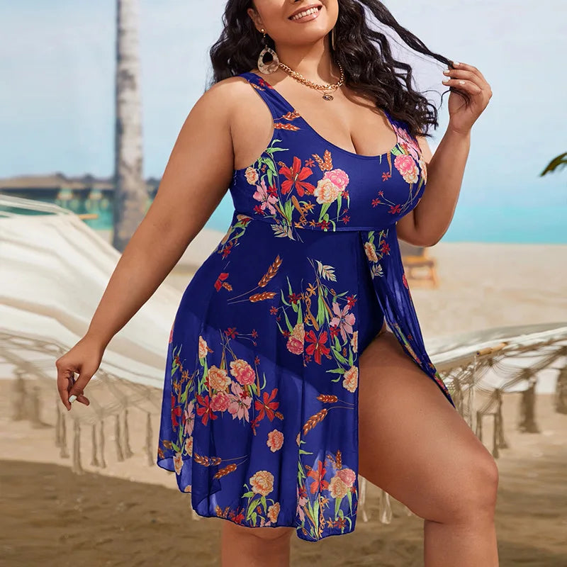 Maillot de bain grande taille | modèle #ELEGANT PRINT