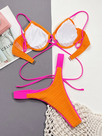 Maillot de bain femme sexy | modèle #ORANGE SUN