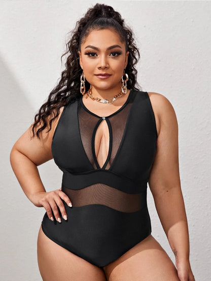 Maillot de bain 1 pièce grande taille femme | modèle #AZMA