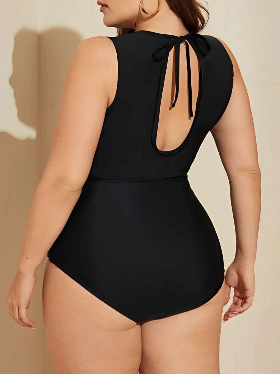 Maillot de bain 1 pièce grande taille femme | modèle #AZMA